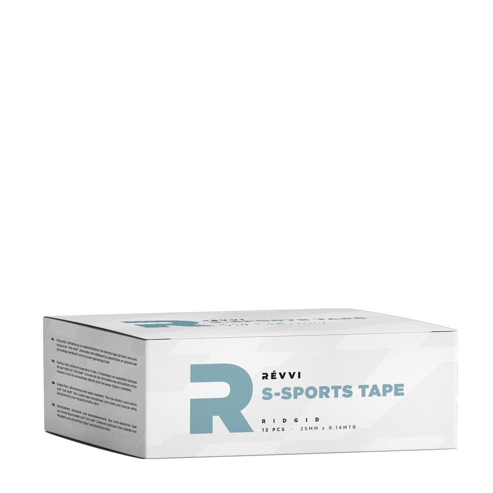 S-Sport FIXATIETAPE - Multibox 12st. : 25mm. x 9,14mtr. (10 + 2 gratis)
